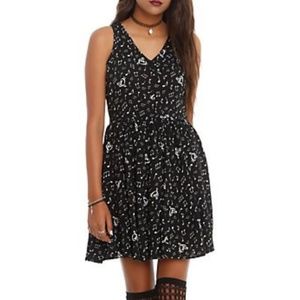 🎶Juniors Hot Topic Music Note Skater Dress🎵